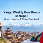 Yango weekly goal bonus in Nepal