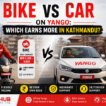 Bike vs Car on Yango in Kathmandu