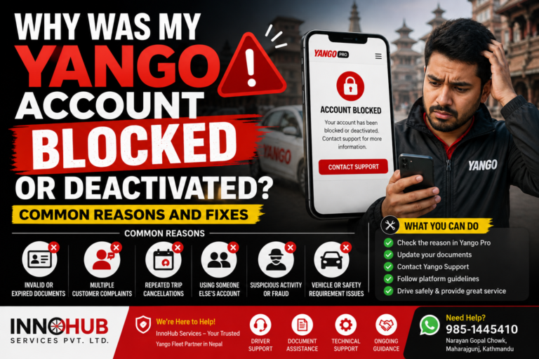 what if yango account blocked